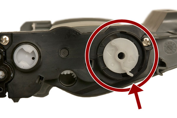 Proper position of dial for Brother TN-420/TN-450 cartridge