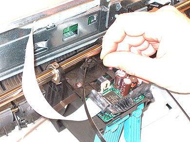 Step 12: Installing HP DesignJet 700 Printhead Belt