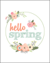 “Vintage Spring Flowers” DIY printable