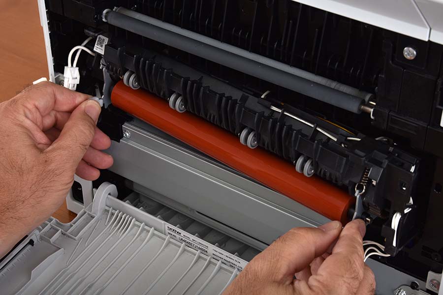 Remove fuser assembly