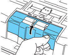 Remove retard roller cover for Canon imageFORMULA DR-G2110