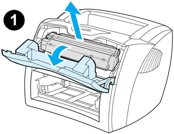 LaserJet 1200 LaserJet 1200 Cleaning Cartridge Instructions | Roller