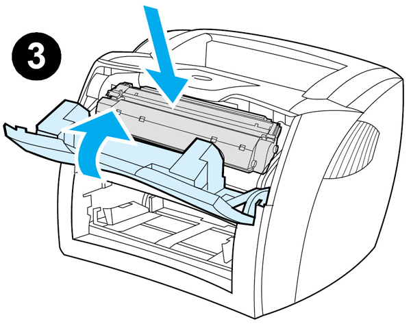 LaserJet 1200 LaserJet 1200 Cleaning Cartridge Instructions | Roller