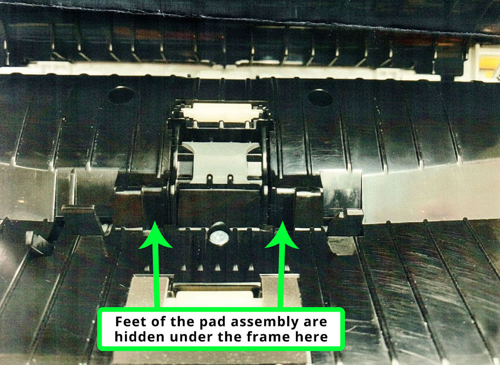 ADF separation pad assembly