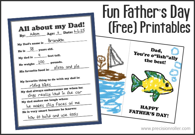 Fun Father's Day Printables