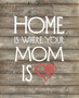&ldquo;Home is where your mom is&rdquo; DIY printable thumbnail