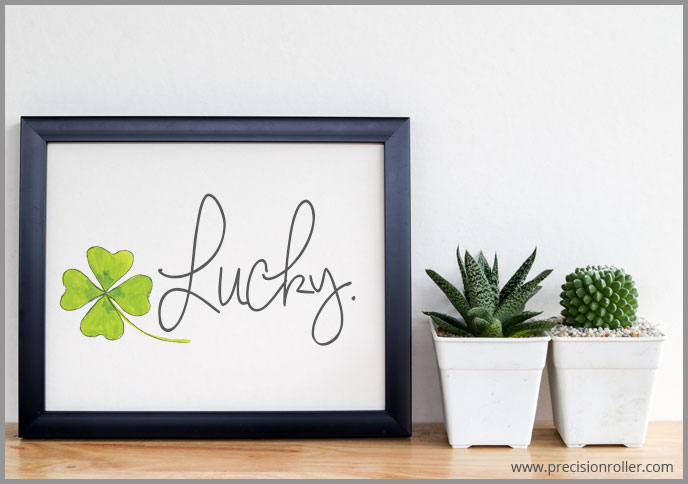 Lucky Clover 8x10 St. Patrick's Day Printable