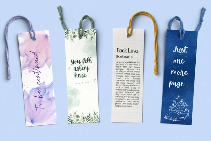 Book Lovers Day DIY Bookmarks