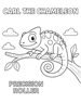 Free Coloring Page Download with Carl the Chameleon!