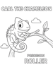 Free Carl the Chameleon Coloring Page Download!