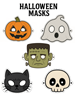 Printable Halloween Masks for Labubus