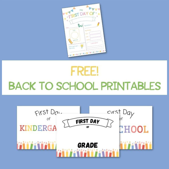 Back to School Printables (Free!)