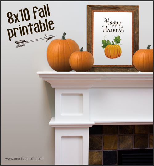 Fun Happy Harvest Fall 8x10 Printable