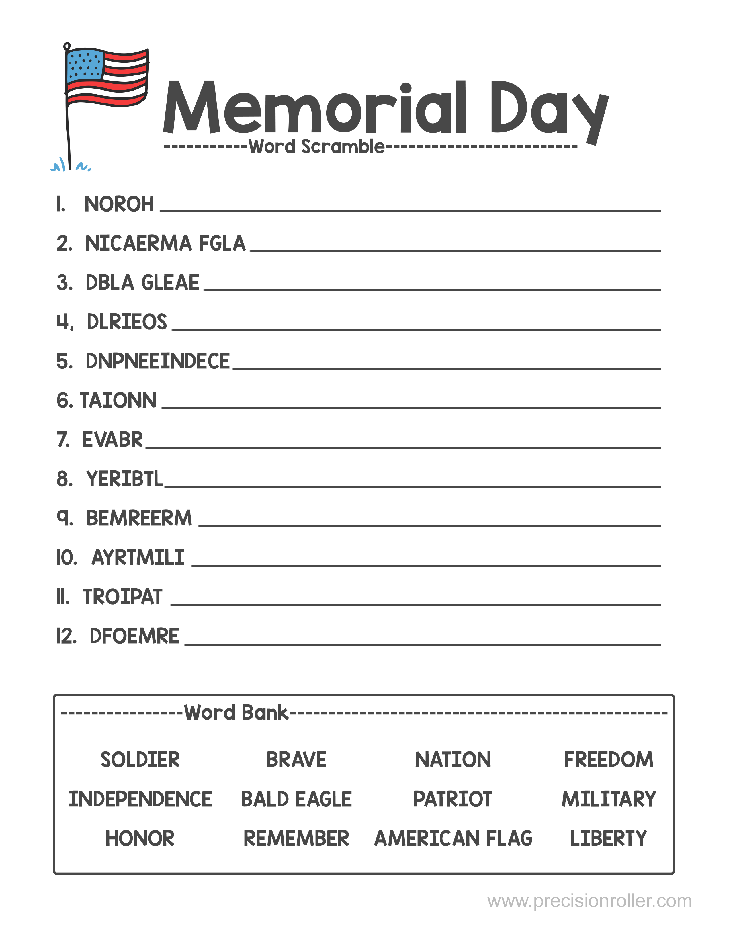 free-printable-memorial-day-crossword-puzzle-worksheet-memorial-day