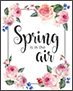 “Spring Is in the Air” DIY printable