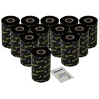 Premium Resin Enhanced Wax Barcode Ribbon, Box of 12 for the Printronix T4M (large photo)