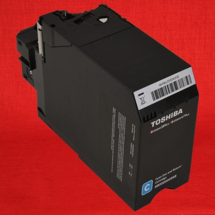 OEM Toshiba T-FC389U-CR (TFC389UCR) Toner Cartridge, Cyan, 13K Yield main image 1