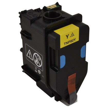 Konica Minolta AAJW232 (TNP80Y) Yellow Toner Cartridge Konica Minolta AAJW232 (TNP80Y) Yellow Toner Cartridge