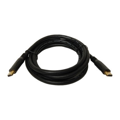 6' M/M HDMI Cable, Black (large photo)