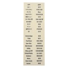 Konica Minolta bizhub C554e Pre-Printed Label Panel Sheet (Genuine)