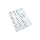 Ricoh MP C3503 Paper Tray Size Indication Decal (Genuine)