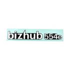 Konica Minolta bizhub C554e Model Label: "Bizhub 554e" (Genuine)