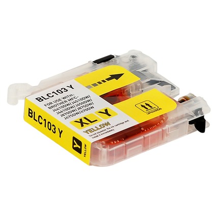 Yellow High Yield Ink Cartridge Compatible with Brother (N0454)