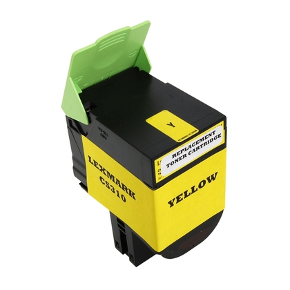 Yellow High Yield Toner Cartridge for the Lexmark CS410dtn (large photo)