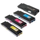 Dell C3760n Toner Cartridges - Set of 4 - Extra High Yield (Compatible)