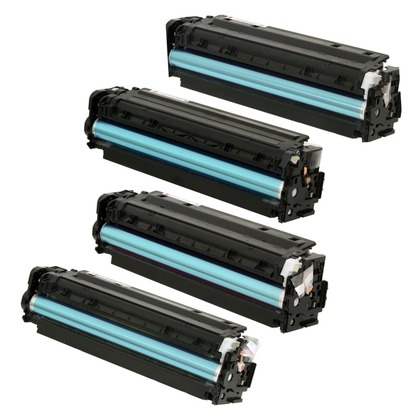 coupler Take a risk human resources Toner Cartridges - Set of 4 Compatible with HP Color LaserJet CP2025 (N1111)