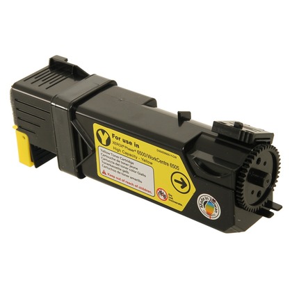 Yellow High Yield Toner Cartridge for the Xerox Phaser 6500DN (large photo)