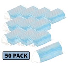 50 Pack Disposable Face Masks 3 Layer Filter